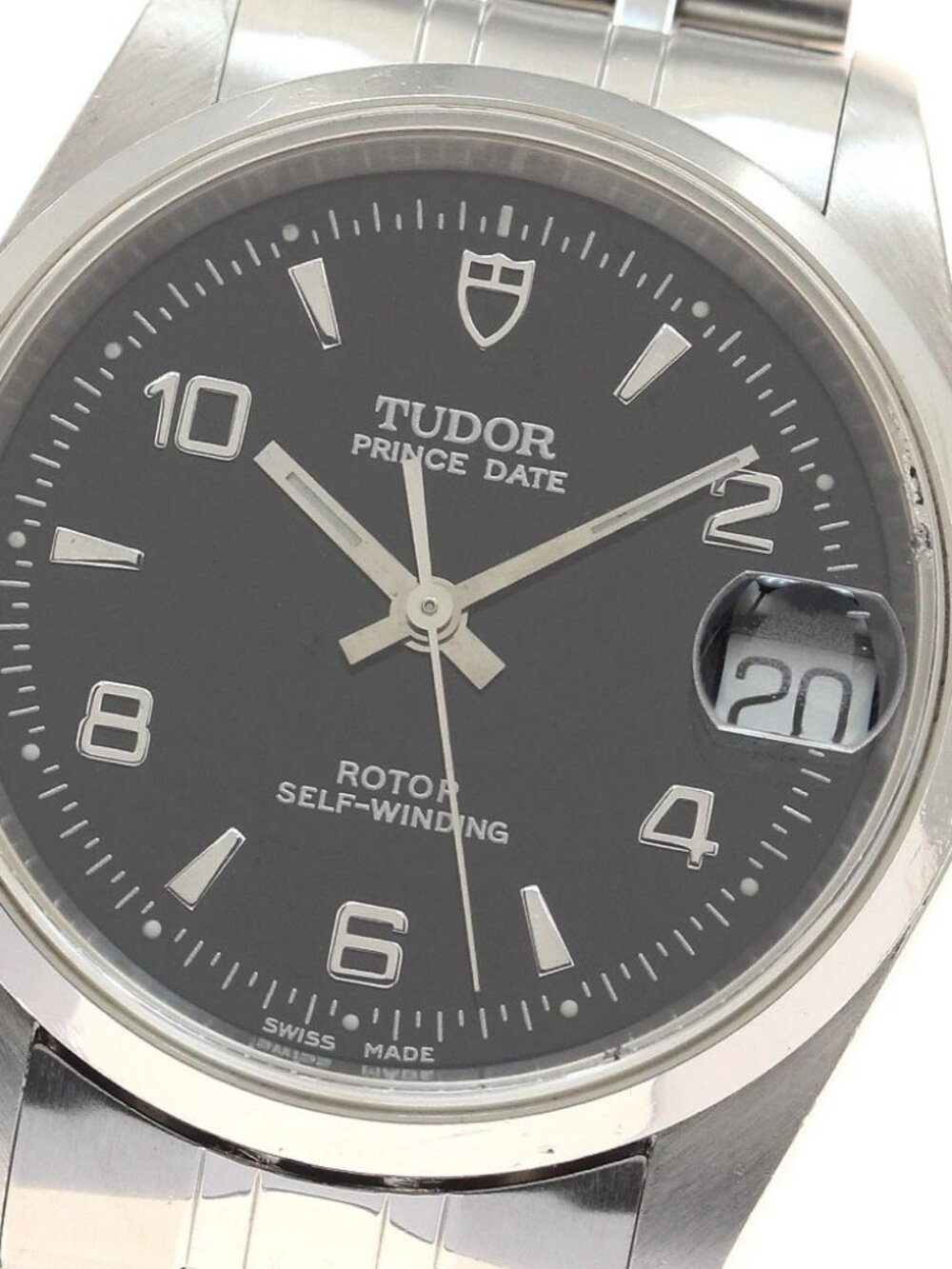 TUDOR Prince Date 72000 black Dial Automatic Boy's Watch_942589